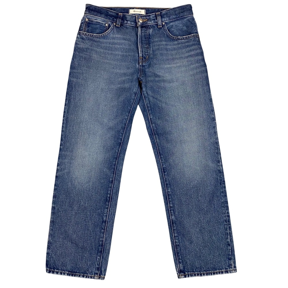 Madewell The Dean Easy Straight Jean NW612 Denim Pants Women 26P Blue